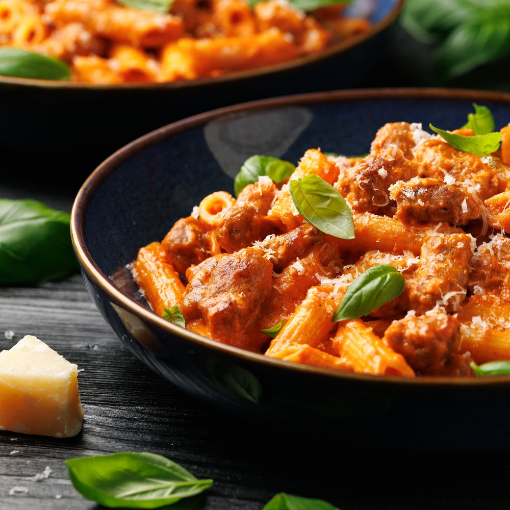 Last Minute Easy Dinner Recipe's: Halal Beef Sausage Pasta