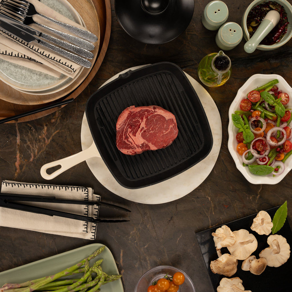 Halal Angus Rib-Eye Steak Premium Grain Fed