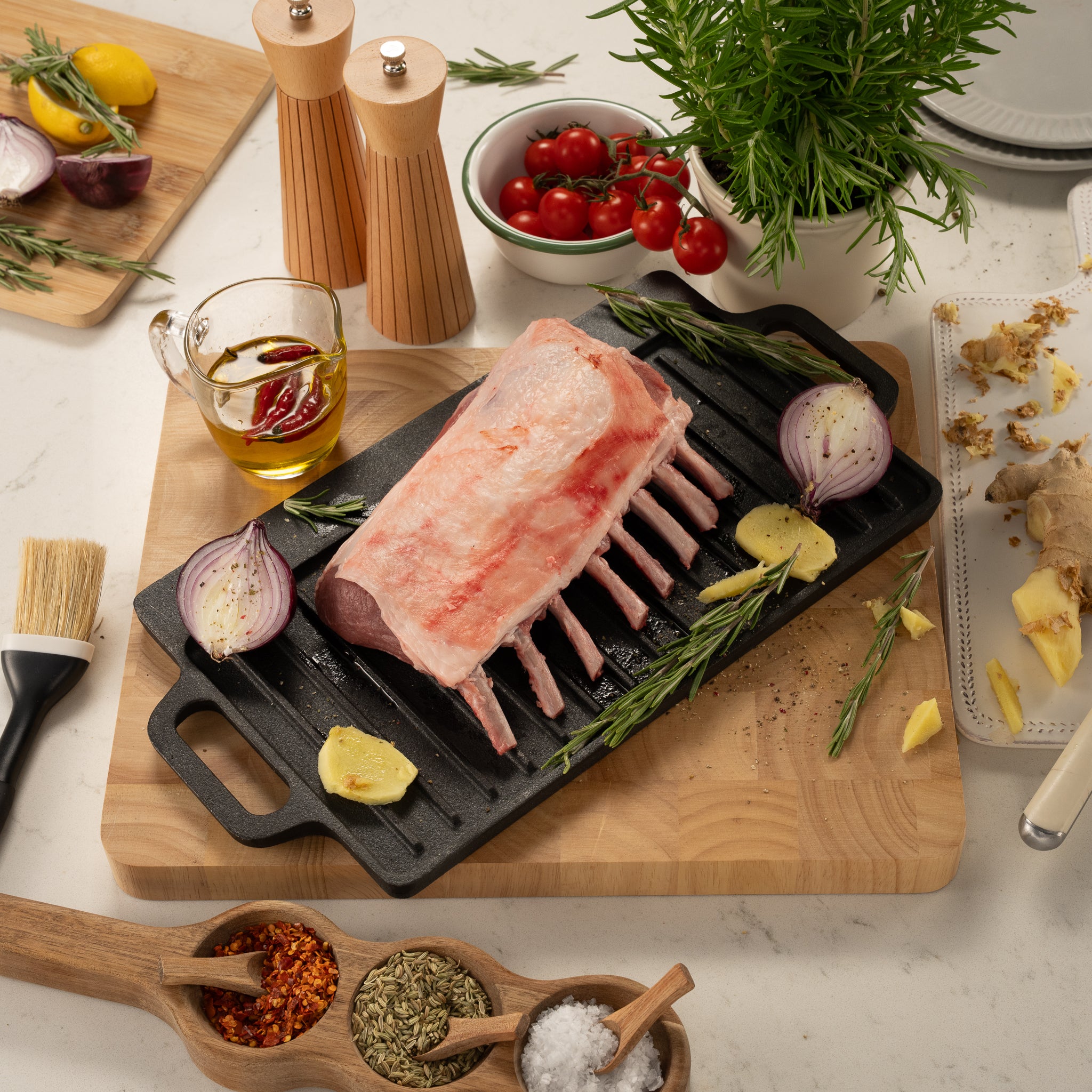 Halal Lamb Rib Racks – Saffron Alley