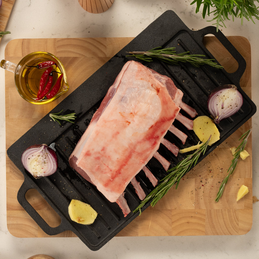 13 Rib Rack Lamb Halal Lamb Rib Racks – Saffron Alley