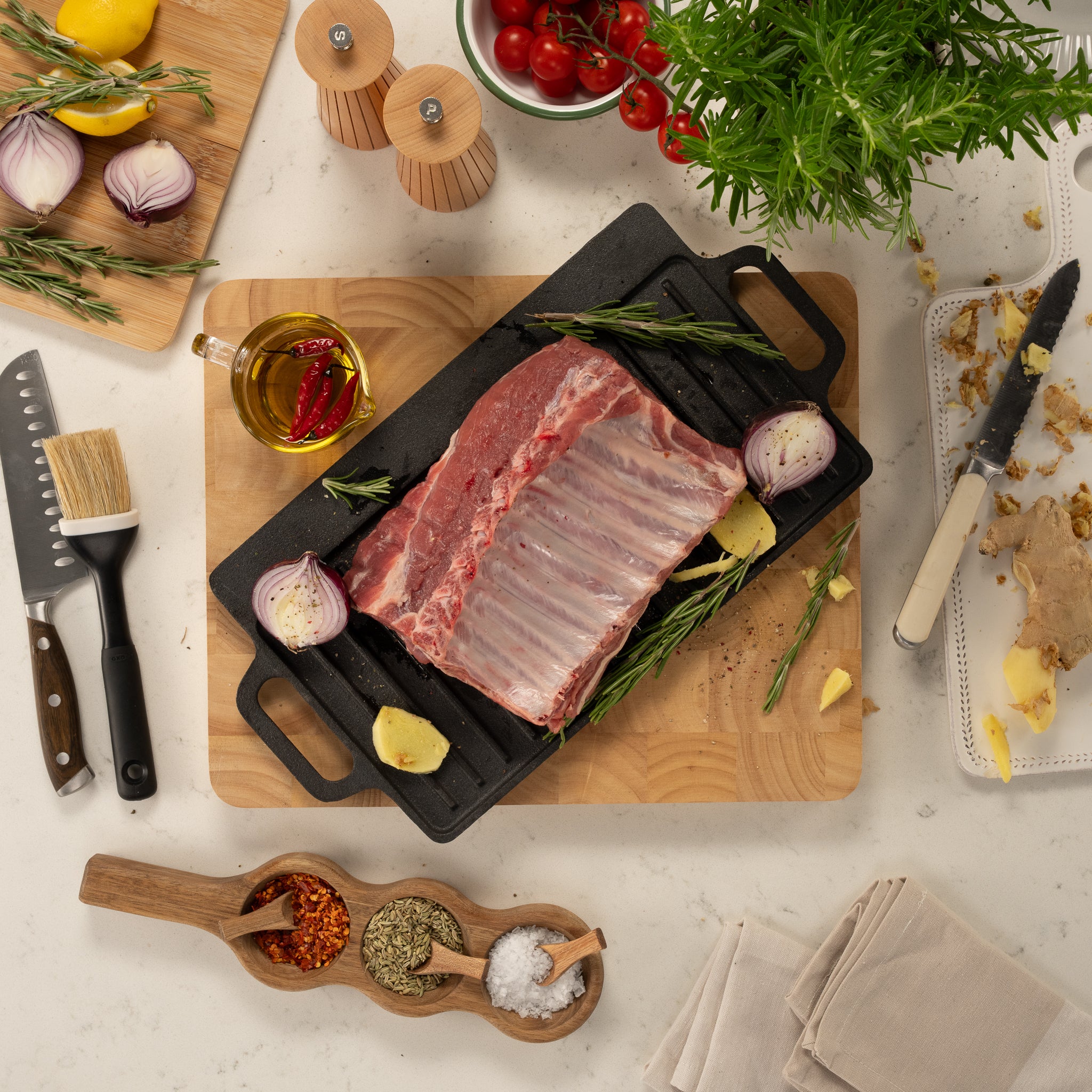 Halal Lamb Rib Racks – Saffron Alley