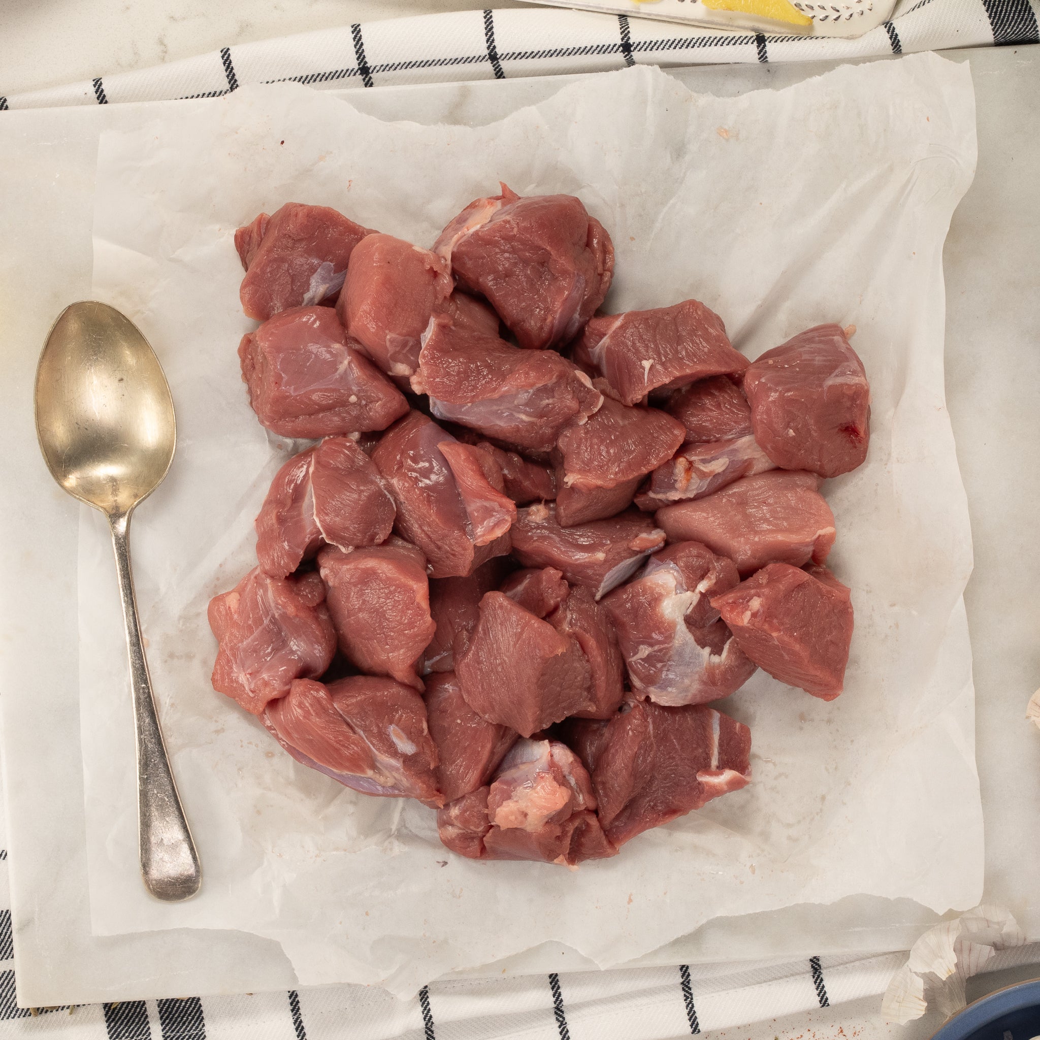 Halal Diced Lamb | Grass-Fed, Free-Range | Saffron Alley