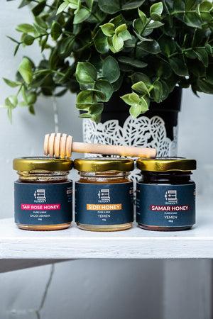 Raw Honey Taster Trio Set