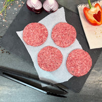 Halal Fresh Beef Burgers