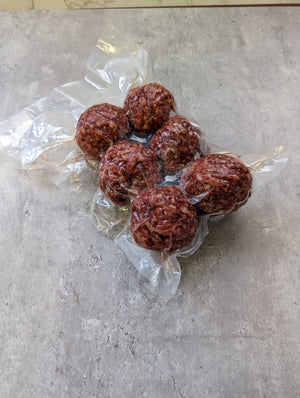 
            
                Load image into Gallery viewer, 3oz Angus Smash Burger Balls Pack of 6
            
        
