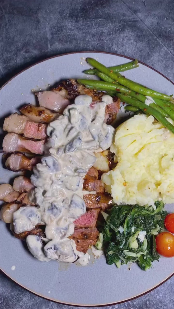 
            
                Load and play video in Gallery viewer, Halal Angus Sirloin Steak Premium Grain Fed
            
        