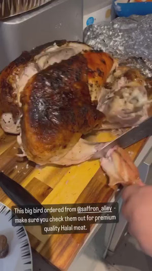 
            
                Load and play video in Gallery viewer, Halal Whole Turkey Free Range
            
        