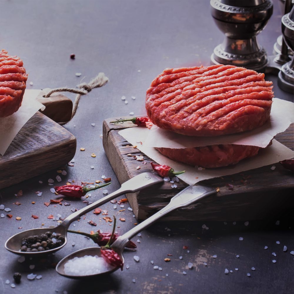 Halal Fresh Lamb Burgers Saffron Alley